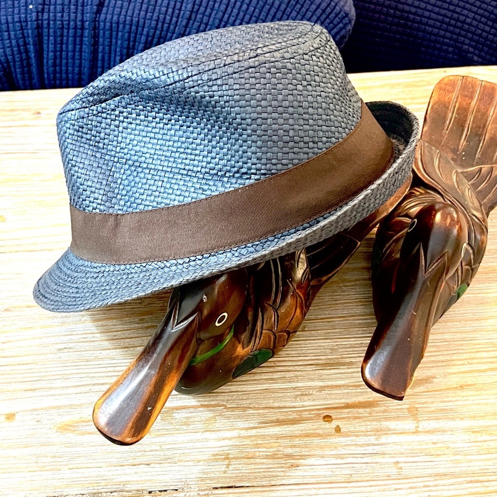 Banana Republic, Fedora Women's Straw Look 100% Paper Hat S-M, Adorable!